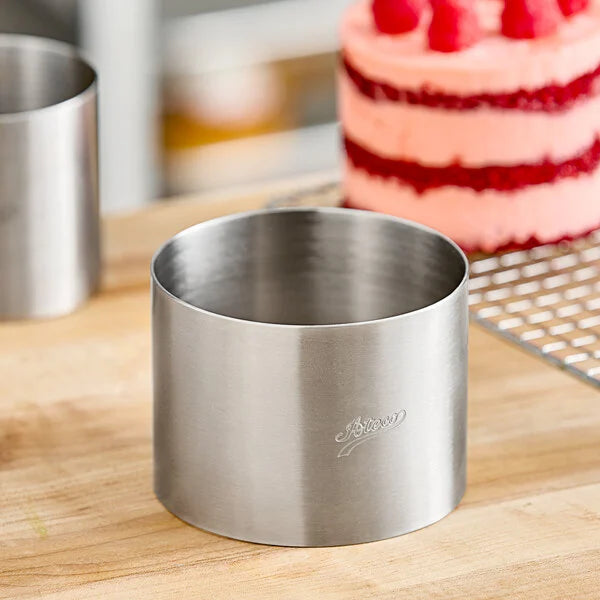 Aro Redondo Acero Inox Alto 7.5 cm