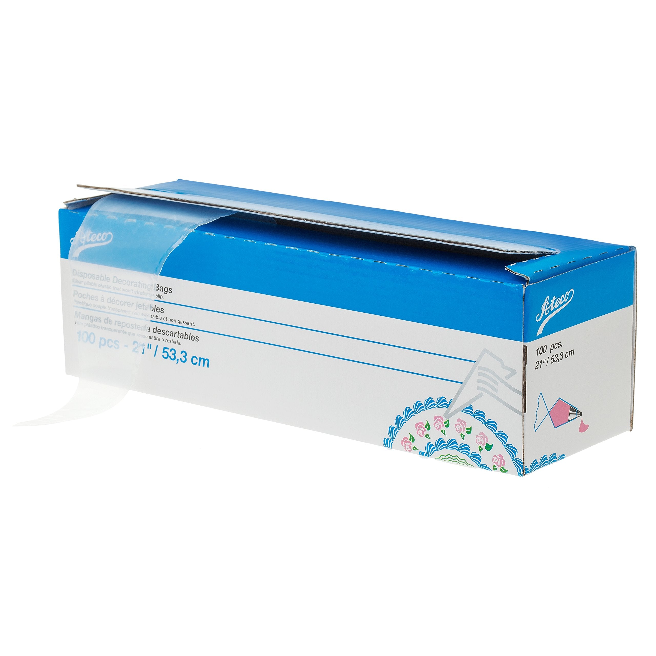 Manga Desechable 21" / Caja 100 pcs