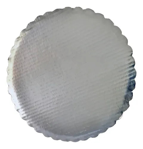 Base Redonda Plata / Grosor Sencillo