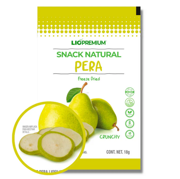 Pera Liofilizada — El Repostero