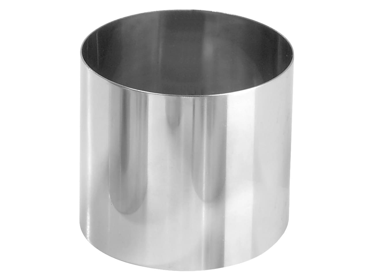 Aro Redondo Acero Inox Alto 7.5 cm