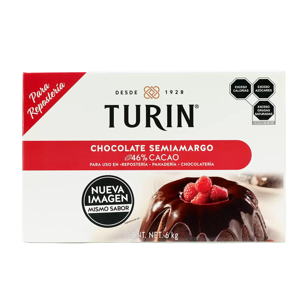 Chocolate Semi amargo / marqueta 6 KG