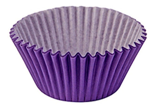 Capacillo para Muffin Morado pastel #74