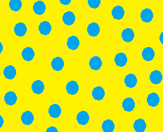 Capacillo Amarillo con puntos Azules #73