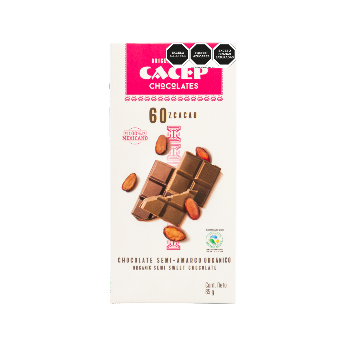 Chocolate Semiamargo 60% Barrita