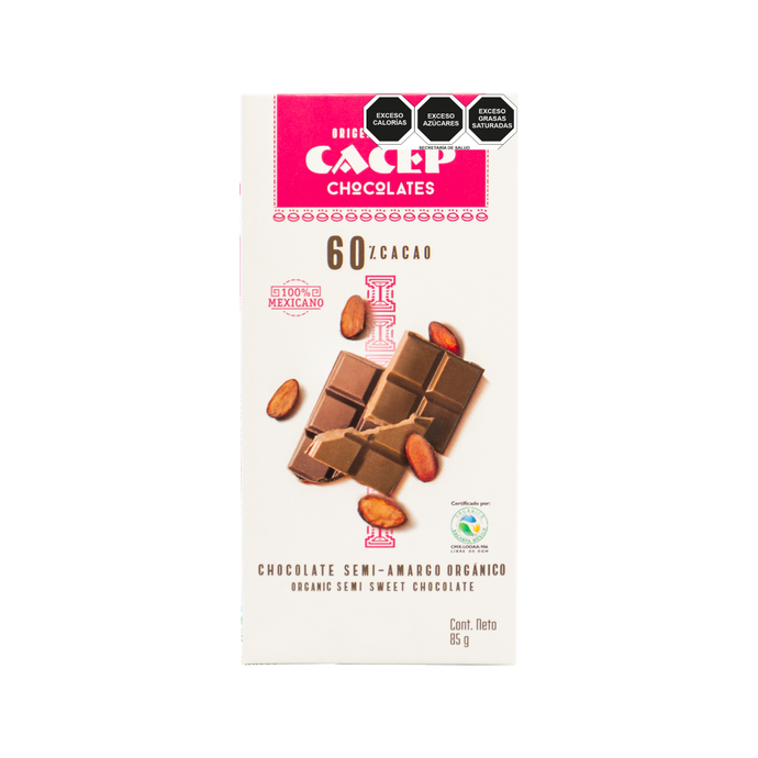 Chocolate Semiamargo 60% Barrita