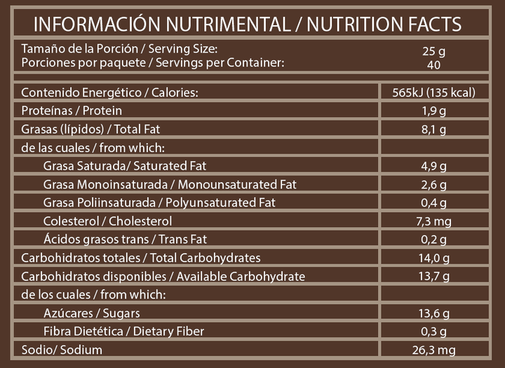 Chocolate De Leche Sicao 28.5%